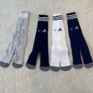 ADIDAS – 4 Pairs (NWOT) Copa Zone Men’s Soccer Socks - LARGE